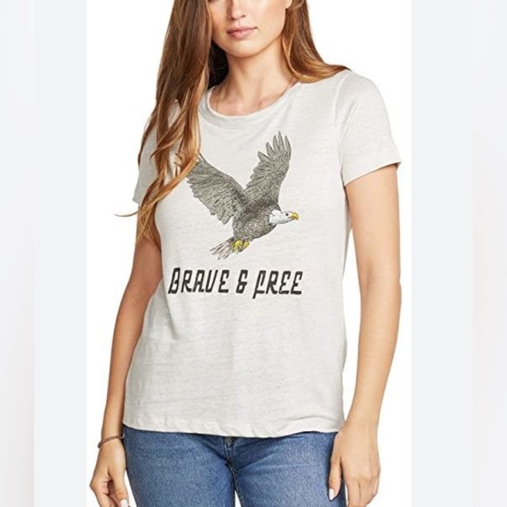 Chaser Brave & Free Linen Tee XS
